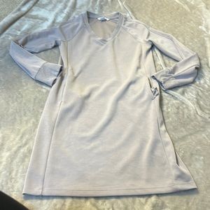 Athleta long sleeve v neck dress